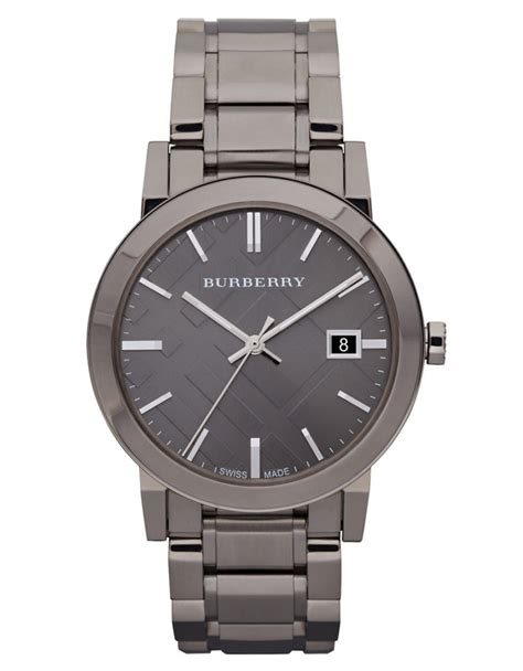 Metallic Burberry Watches for Men 